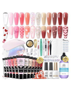 Kit de Gel de Extensión de Uñas BORN PRETTY 12 Colores