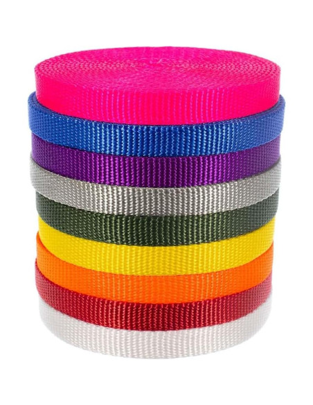 Cinta de Nylon 1/2" Paracord Planet 3.05m Marrón Alta Resistencia