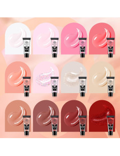 Kit de Gel de Extensión de Uñas BORN PRETTY 12 Colores 2