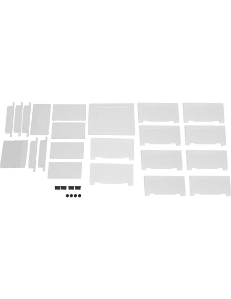 Cajonera de Plástico LOYALHEARTDY 5 Cajones Blanca con Ruedas Cajonera de Plástico LOYALHEARTDY 5 Cajones Blanca con Ruedas