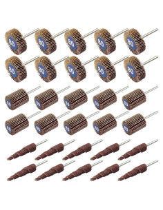 30 Ruedas de Lijado con Aletas Mixiflor 32mm y 20mm