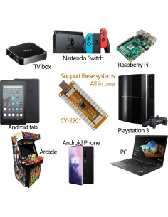 Controlador USB de Arcade SJ@JX para Nintendo Switch y PC 2