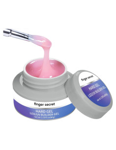 Gel Constructor Duro Rosa 59ml Finger Secret para Uñas