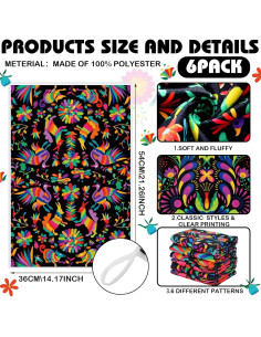 Juego de 6 Toallas de Cocina Breling Microfibra 54x36 cm 2