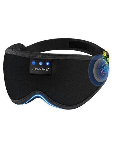 Auriculares para dormir Bluetooth ZHENYEMEI con máscara de ojos
