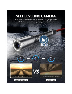 Cámara de Inspección de Alcantarillado Anysun 30M IP68 1080P 2