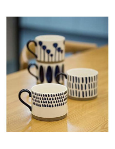 Taza Decorativa Grande Koja 15 oz Cerámica Pintada a Mano 2