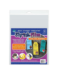 Película Retráctil Imprimible Grafix 6 Hojas 21.6x27.9 cm