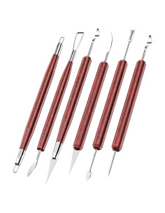 Kit de Herramientas de Escultura de Arcilla UUSYCUN - 6 Piezas