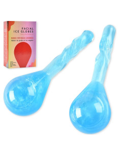 Bolas de Hielo Faciales Lazzybeauty, Masajeador Criogénico 14cm