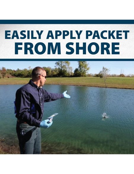 Colorante Azul Natural para Estanques Airmax - 16 Paquetes Solubles