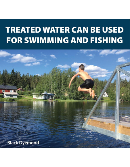 Colorante Azul Natural para Estanques Airmax - 16 Paquetes Solubles