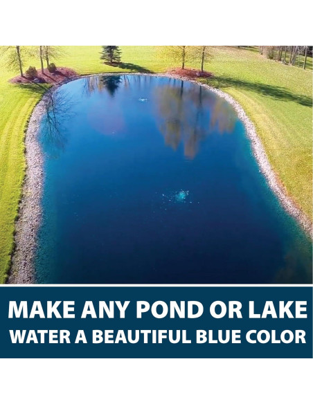 Colorante Azul Natural para Estanques Airmax - 16 Paquetes Solubles