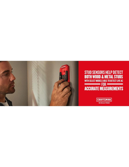Buscador de Vigas Craftsman CMHT77621, 3.81 cm, Detección CA