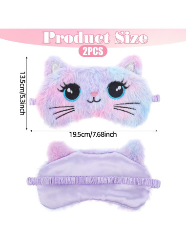 Máscara de Sueño para Niños Psyqtsuary Colorida 20x12.5cm