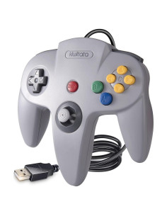 Controlador USB KIWITATA N64 para PC y Mac - Gris
