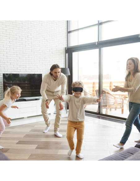 50 Piezas Máscaras de Ojos Aneco con Almohadilla Nasal