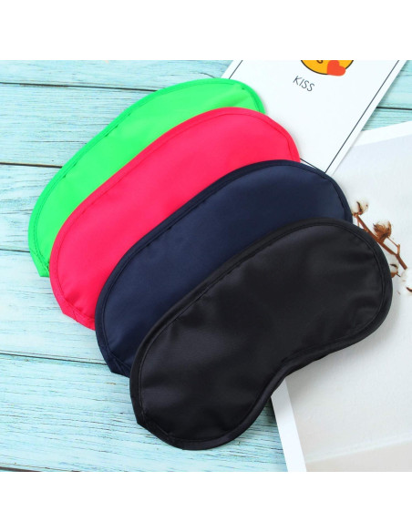 50 Piezas Máscaras de Ojos Aneco con Almohadilla Nasal