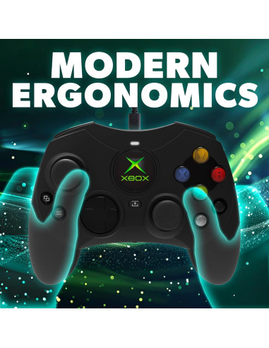 Controlador con cable Hyperkin DuchesS para Xbox y PC - Negro