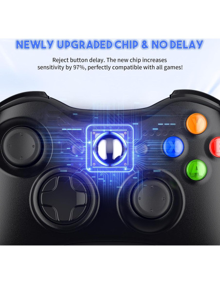 Controlador Inalámbrico Gamrombo Xbox 360 - 2 Pack Mejorado Controlador Inalámbrico Gamrombo Xbox 360 - 2 Pack Mejorado