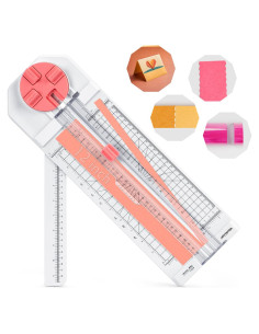 Cortadora de Papel Worklion 30.48 cm Rosa - 4 Cuchillas Intercambiables