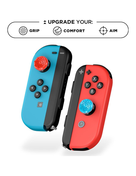 KontrolFreek Splash Thumbsticks Joy-Con Nintendo Switch Azul/Rojo