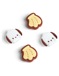 Tapones de Pulgar WISHAVEN para Nintendo Switch - Banana y Perro Pacha