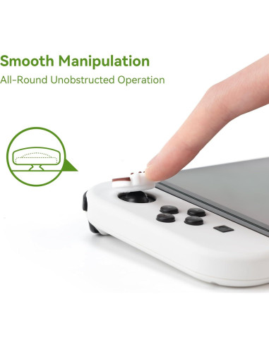 Tapones de Pulgar WISHAVEN para Nintendo Switch - Banana y Perro Pacha