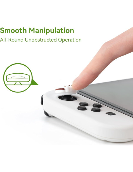 Tapones de Pulgar WISHAVEN para Nintendo Switch - Banana y Perro Pacha