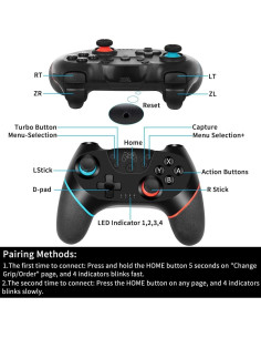Controlador Inalámbrico Diswoe SW-01 para Switch y PC 2