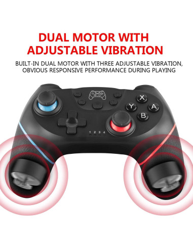 Controlador Inalámbrico Diswoe SW-01 para Switch y PC