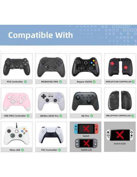 GeekShare Cubiertas Antideslizantes para Joysticks PS4 PS5 - Calavera Rosa