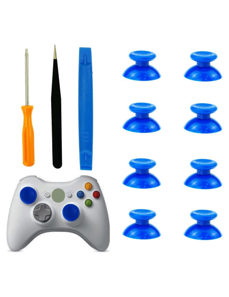 8 Piezas Caps Reemplazo Joystick Xbox 360 CTHTBZ con Herramientas
