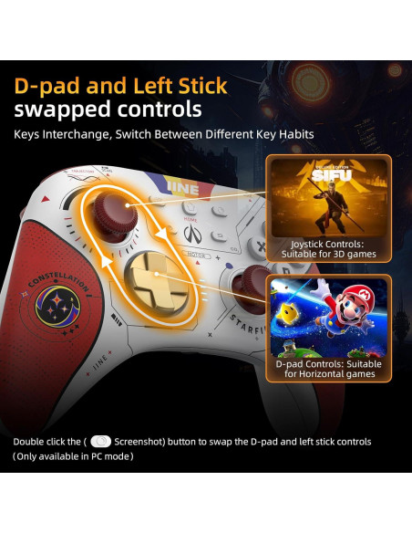 Controlador Inalámbrico WEUTOP L872 para Switch y PC Controlador Inalámbrico WEUTOP L872 para Switch y PC