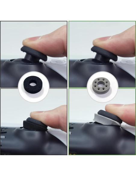 Juego de Tapas de Agarre para Pulgar ZHI-NYLLDJS Xbox/Steam Deck 16 Piezas