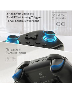Controlador GuliKit KK3 Pro - Joysticks Hall, 1000Hz, Negro 2