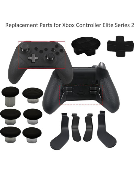 Kit 13 en 1 Palancas Metálicas para Xbox One Elite Series 2