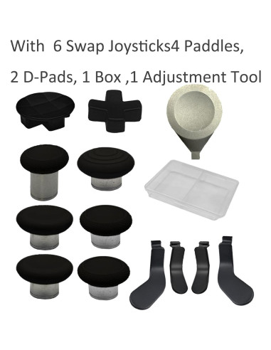 Kit 13 en 1 Palancas Metálicas para Xbox One Elite Series 2