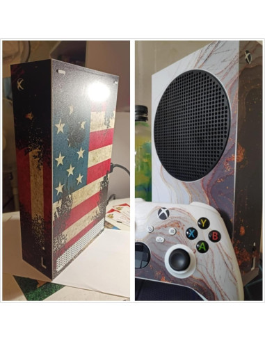 Pegatinas de Vinilo para Consola y Controladores Xbox Series S - Cabuas