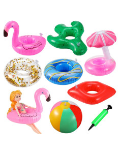 Flotadores de Piscina para Muñecas CHENGU 9 Pcs PVC 29.2 cm