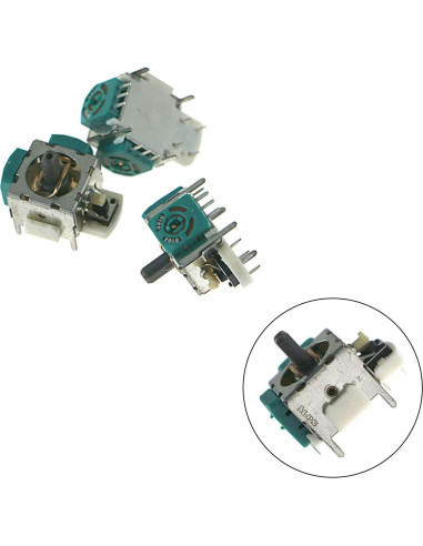 12 Palancas de Reemplazo Joystick Analógico 3D Auto-plaza