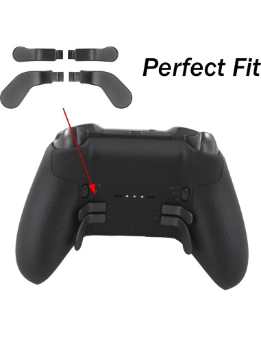 4 Paddles Metálicos para Controlador Xbox One Elite Series 2