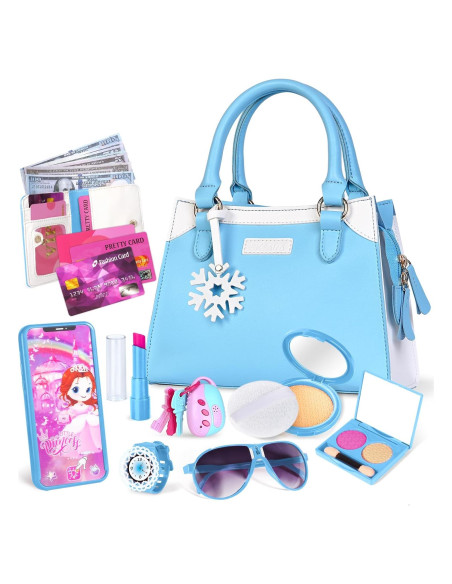 Bolso Juguete Shemira para Niñas 3-8 Años - Azul Congelado