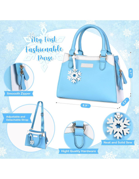 Bolso Juguete Shemira para Niñas 3-8 Años - Azul Congelado