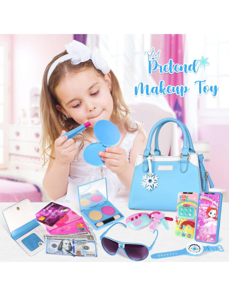 Bolso Juguete Shemira para Niñas 3-8 Años - Azul Congelado