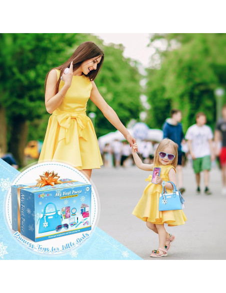 Bolso Juguete Shemira para Niñas 3-8 Años - Azul Congelado