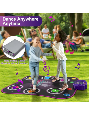 Alfombra de Baile Electrónica Flooyes 6 Botones Iluminados