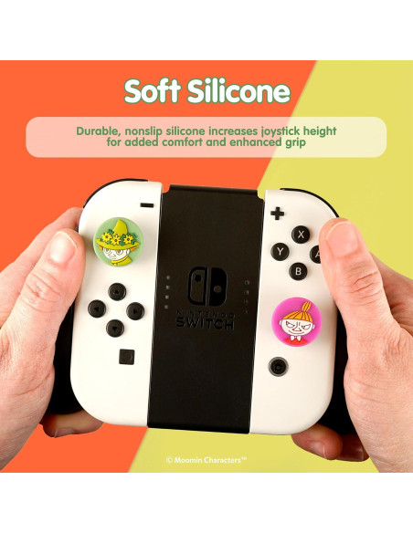 Hamee Moomin Tapas de Joystick para Nintendo Switch OLED/Lite
