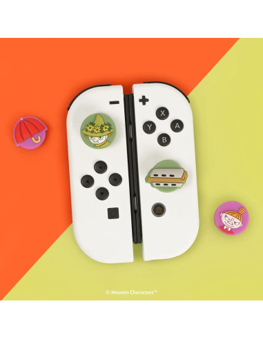 Hamee Moomin Tapas de Joystick para Nintendo Switch OLED/Lite