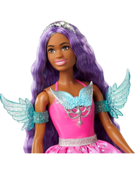 Muñeca Barbie Brooklyn con 2 mascotas y vestido mágico